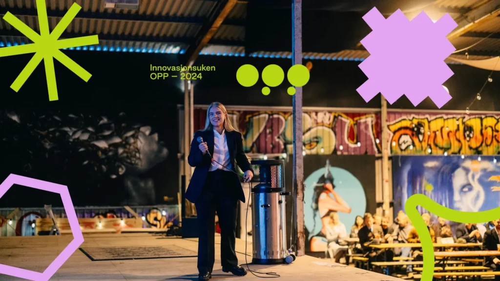 Bilde fra Innovasjonsuken OPP i Marinehallen