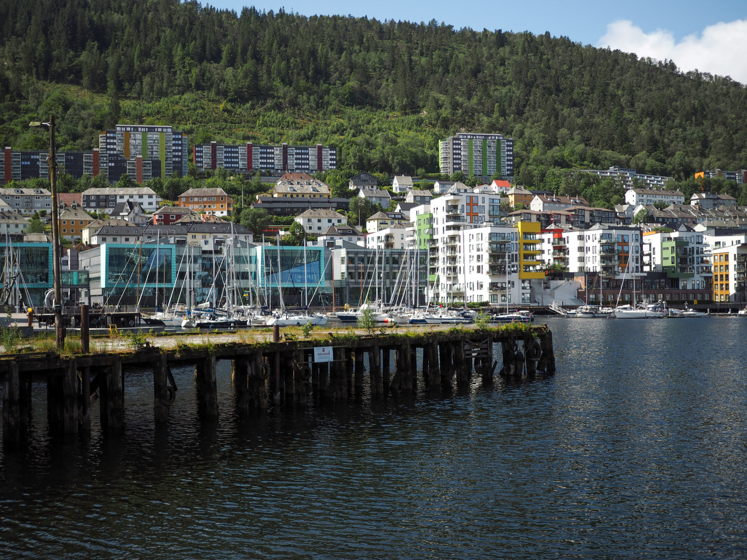 Bilde av Årstadkaien sett fra Verftsparken